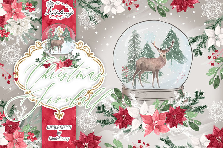 Christmas Snowball design