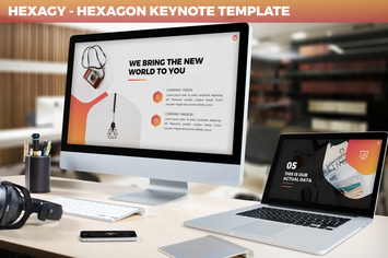 Hexagy - Hexagon Style Keynote Template