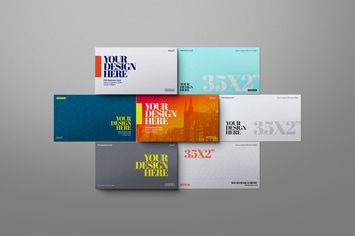 Business Card Mockup "3.5 x  2"