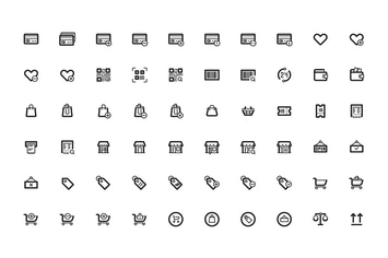 Thin Line UI Icons Pack Pixel Perfect