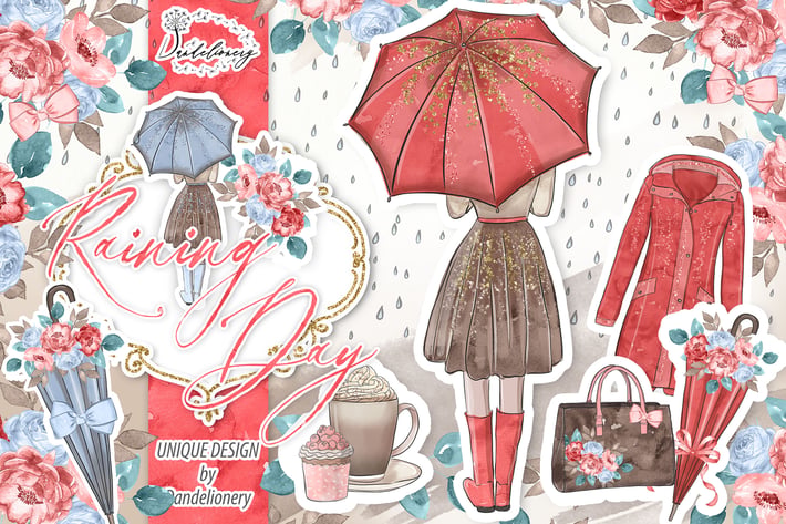 Raining Day Pumpkin design