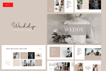 Weddy - Creative Wedding Powerpoint Template