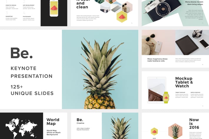 Be. Keynote Presentation Template