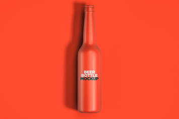 Beer Bottle Mockup