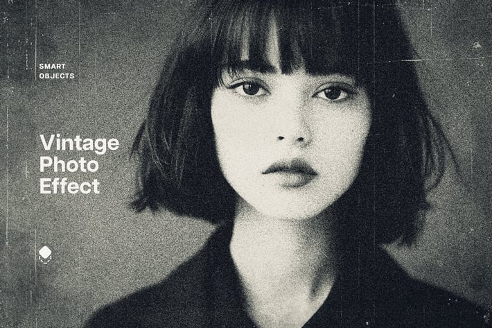 Vintage Noir Photo Effect