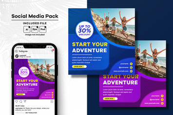 Holiday Social Media Post Template