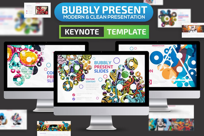 Bubbly Keynote Presentation Template