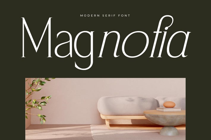 Magnofia Modern Serif Font