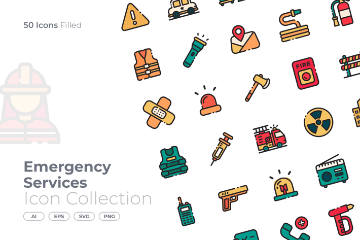 Emergency Service Filled Icon