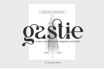 Gastie || Modern Serif Font