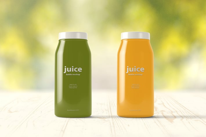 Juice Bottle Mock-up