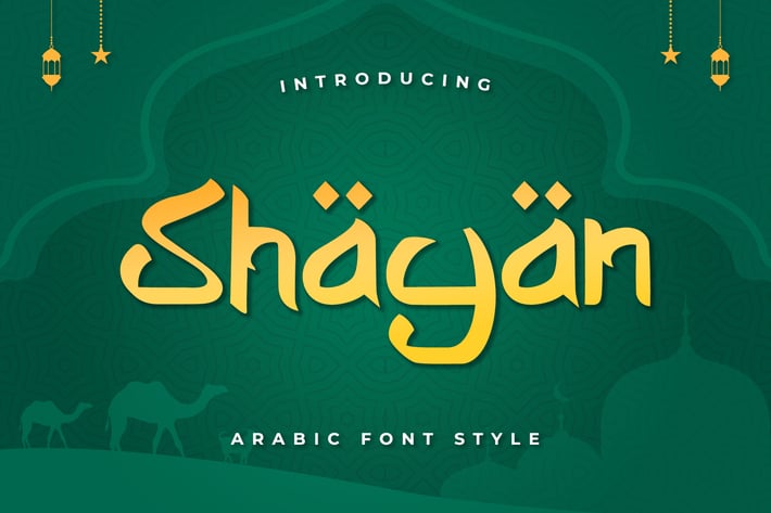 Shayan – Arabic Font