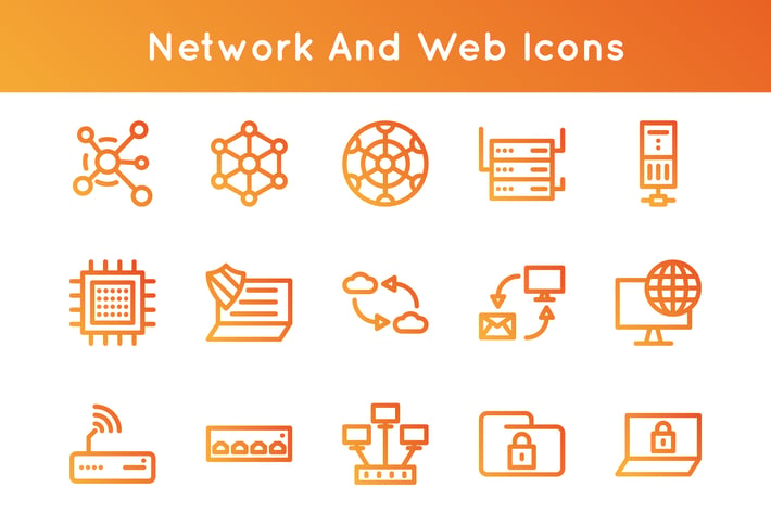 Network And Web Icons