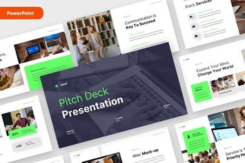 STACK - Business Pitchdeck Powerpoint