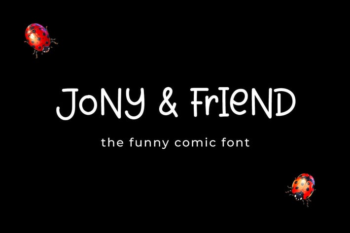 Jony and Friend - Funny Comic Font