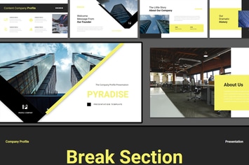 Pyradise - Company Profile Keynote Template