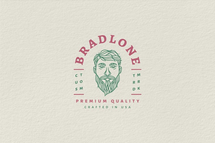 Vintage Badge Logo - Bradlone Custom