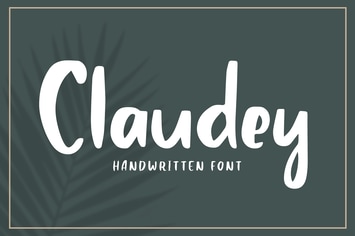 Claudey - Handwritten Font