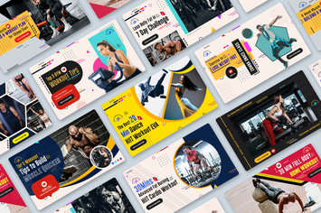 Fitness YouTube Thumbnails