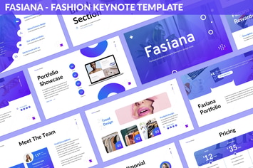 Fasiana - Fashion Keynote Template