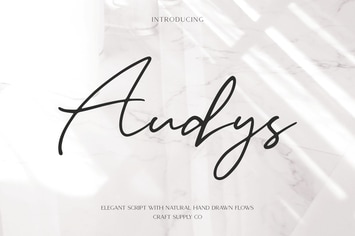 Audys - Elegant Script Font