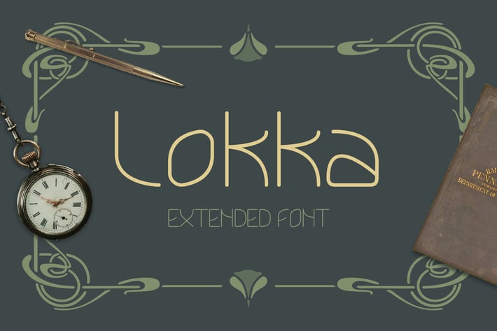 Lokka Extended Font