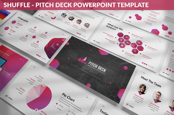 Shuffle - PitchDeck Powerpoint Template