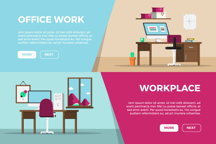 Creative Office Banner Set