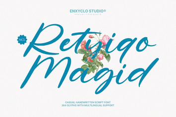 NCL Retyiqo Magid - Casual Handwritten Script Font