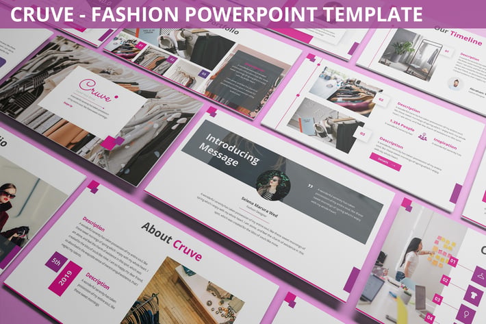 Cruve - Fashion Powerpoint Template