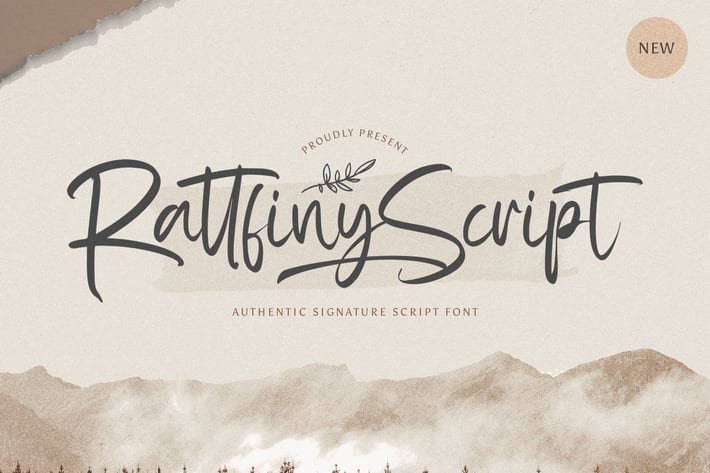Rattfiny Script - Signature Script Font