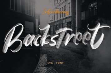 Backstreet - SVG Font