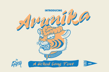 Arunika Brush Font