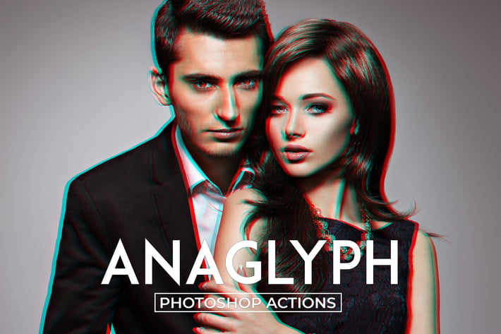 Anaglyph Photoshop Actions