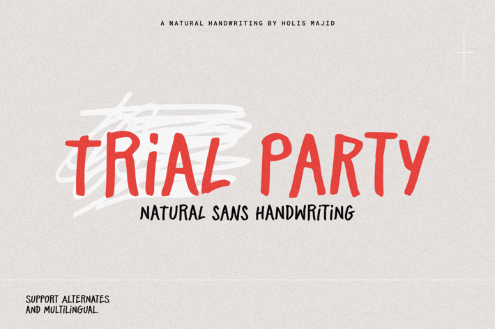 Trial Party Handwriting