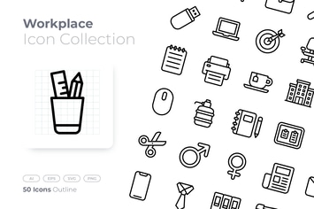 Workplace Outline Icon