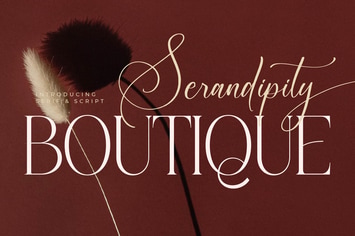 Serandipity Boutique Font Duo 