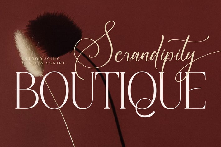 Serandipity Boutique Font Duo 