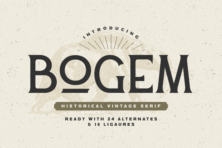 Bogem - Historical Vintage Serif