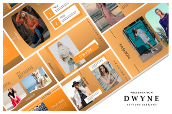 Dwyne Stylish Elegant - Fashion Keynote Template