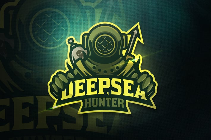 Deepsea Hunter - Mascot & Esport Logo