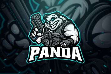 Panda Sniper Sport and Esport Logo