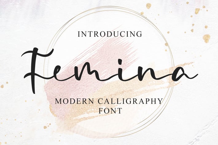 Femina - a Modern Calligraphy Font