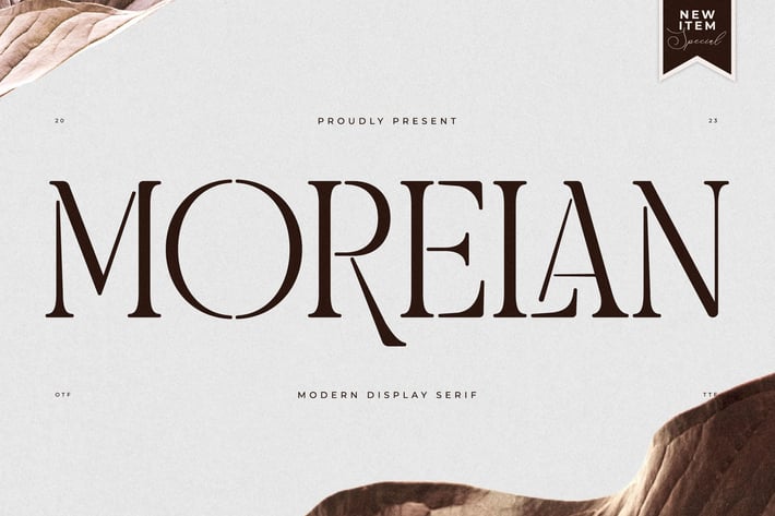 Morelan Modern Display Serif Font