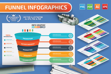 Funnel Infographics design