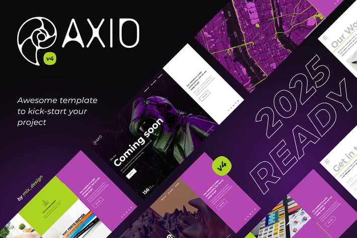 Axio - Coming Soon HTML Template