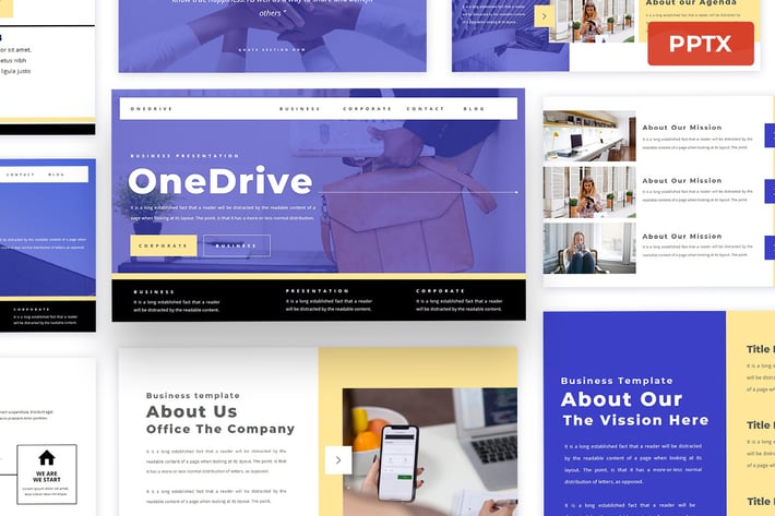 Onedrive - Powerpoint Presentation Template