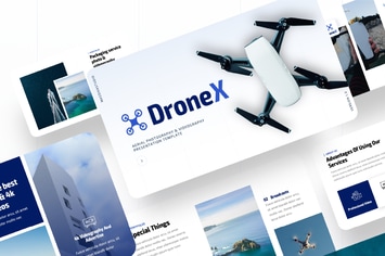 Drone X - Aerial Photography Powerpooint Template