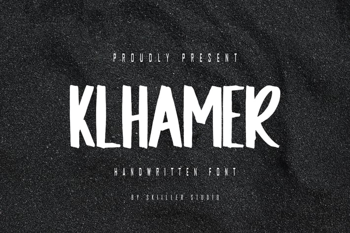 Klhamer - Handwritten Font
