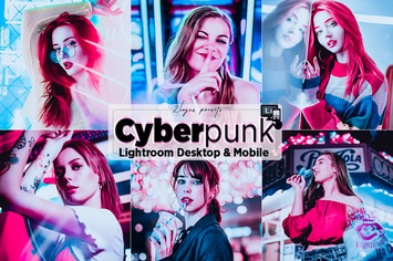 Cyberpunk Portrait Lighroom Presets 